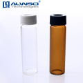 40ml frasco de vidro âmbar para uso laboratorial análise farmacêutica hplc
